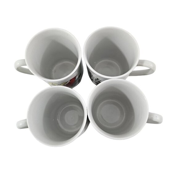 Vintage Leonard Polish 10 oz Porcelain Bird Coffee Tea Cup Mugs - Set of 4 - Picture 4 of 16